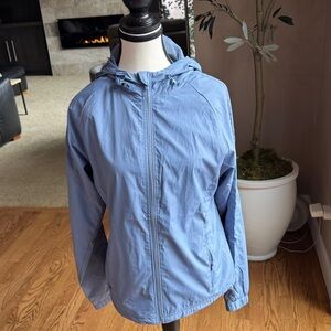 Asics Sky Blue Hooded Utility Jacket